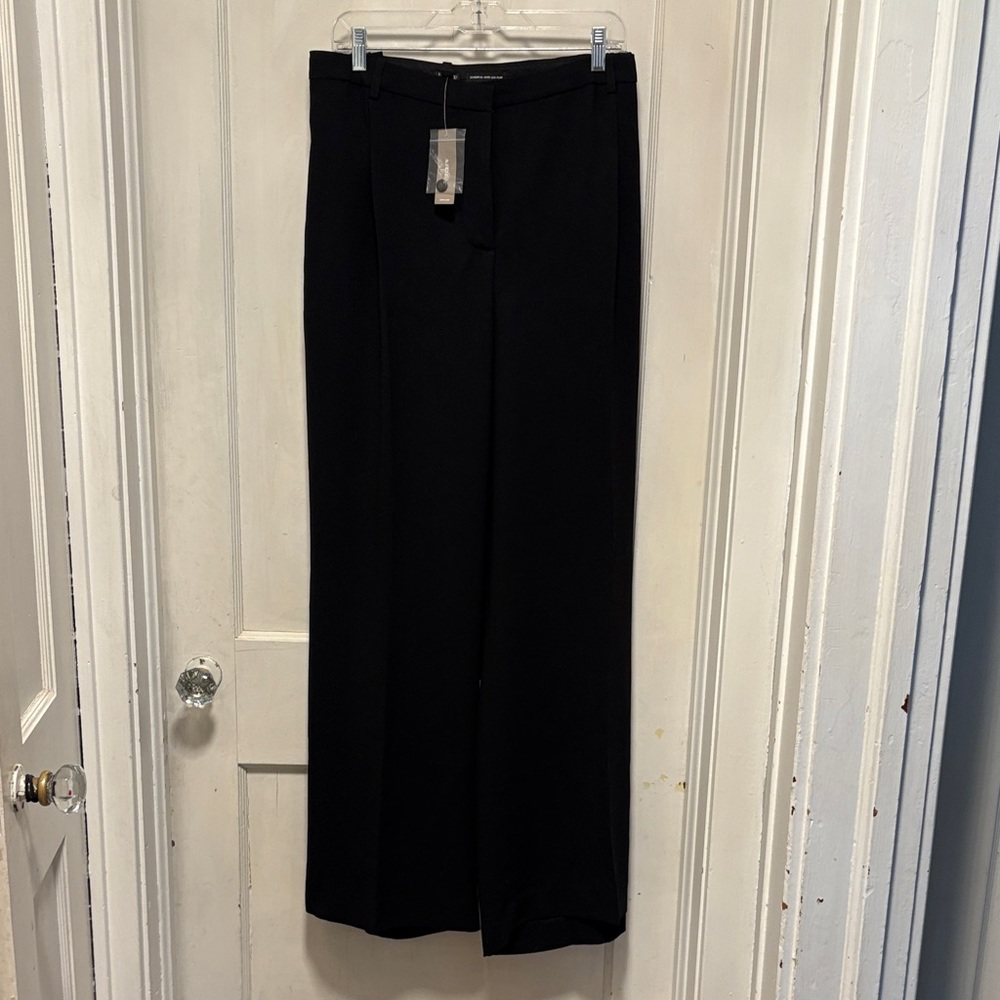 J.Crew Black Wide Leg Women's Pants Brand New 24